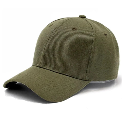 Unisex Cap Casual Plain Baseball Cap Adjustable Snapback Hats For