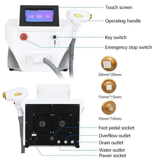 2025 New depiladora Diode Laser Hair Removal Machine Professional Laser  Platinum Equipment Titanium Salon Spa Machine