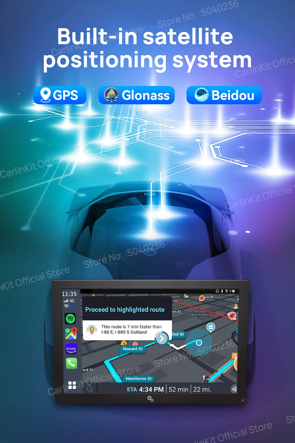 CarlinKit CarPlay Ai Box Android 13 TV Box Support Netflix IPTV GPS Wireless Android Auto & CarPlay 4G LTE Genuine Qualcomm Chip