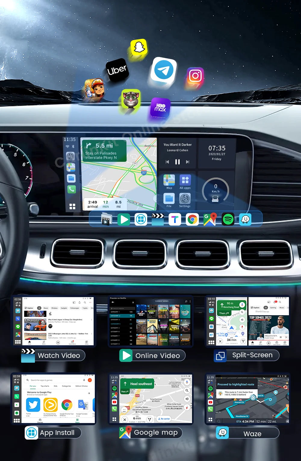 Carlinkit Plus Box Android 13 CarPlay Android Auto Wireless Android Tv Box Carlinkit Pro Support Netfilx Youtube IPTV
