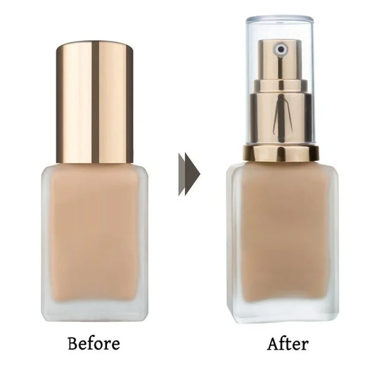 1Pc  Liquid Foundation Pump Replace Convenient  DIY Bottle Double Wear Replacement Refillable Essential  Makeup Tools Pump