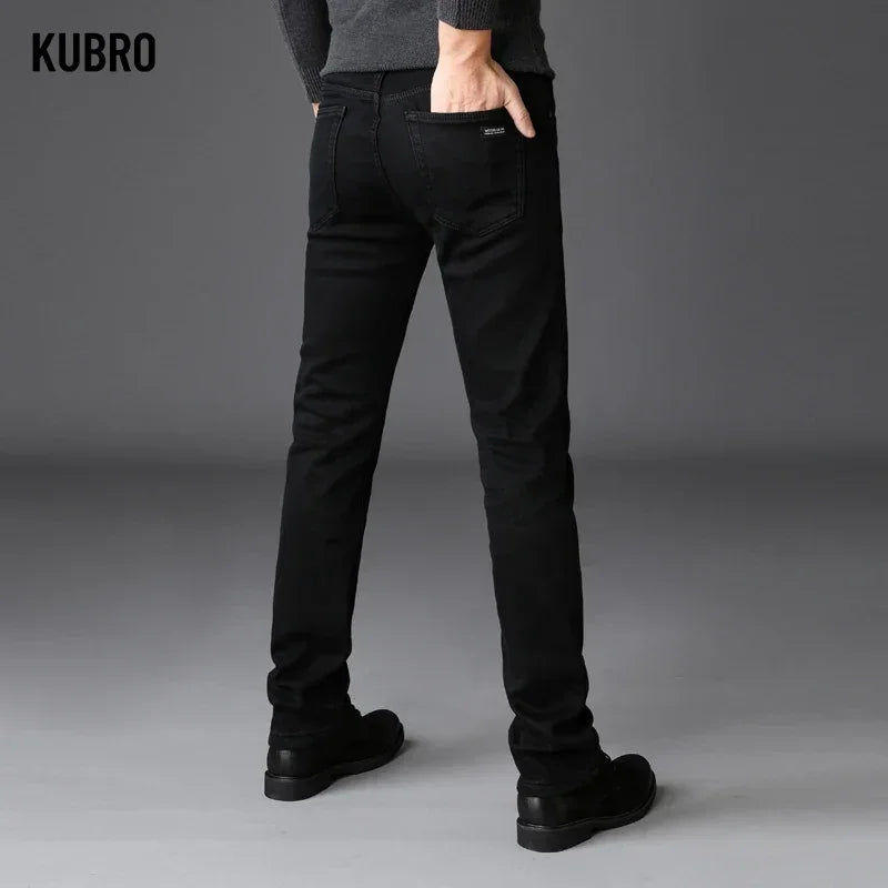 Men Classic Advanced Fashion Brand Jeans Jean Homme Man Soft Stretch