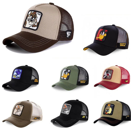 High Quality Brand Anime Cartoon Snapback Cotton Baseball Cap Men
