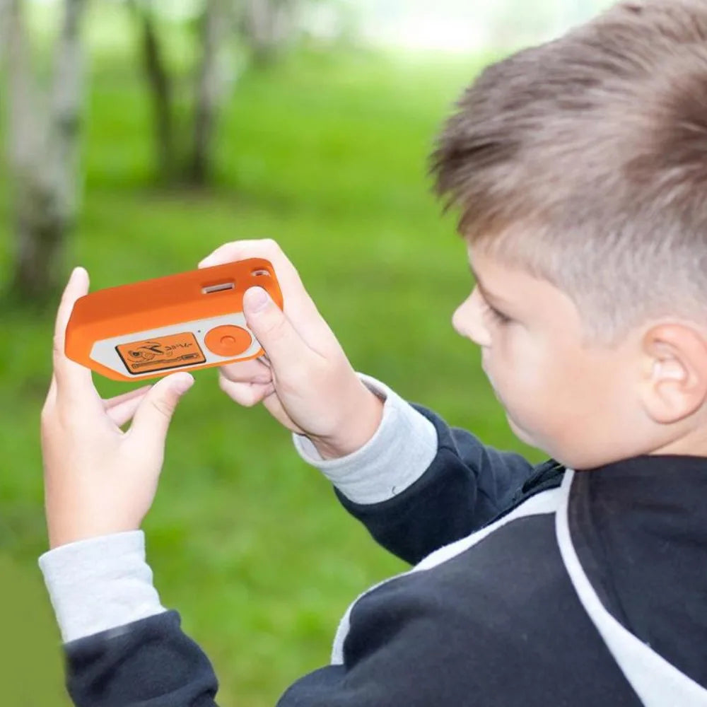 1PC White/Orange Anti-slip Silicone Case For Flipper Zero Game Console Protective Cover For Kids Game Accessories