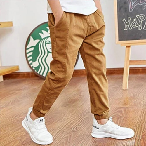 Spring Autumn Cotton Boys Pants Children Trousers Casual Kids Sports