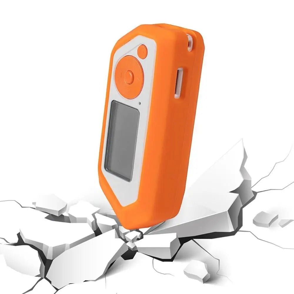 1PC White/Orange Anti-slip Silicone Case For Flipper Zero Game Console Protective Cover For Kids Game Accessories