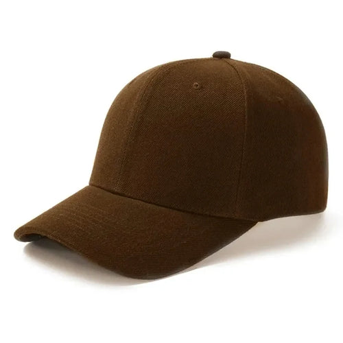 Unisex Cap Casual Plain Baseball Cap Adjustable Snapback Hats For
