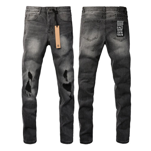 24fw American Fashion Brand KSUBI New Retro Washed Light Colored Jeans