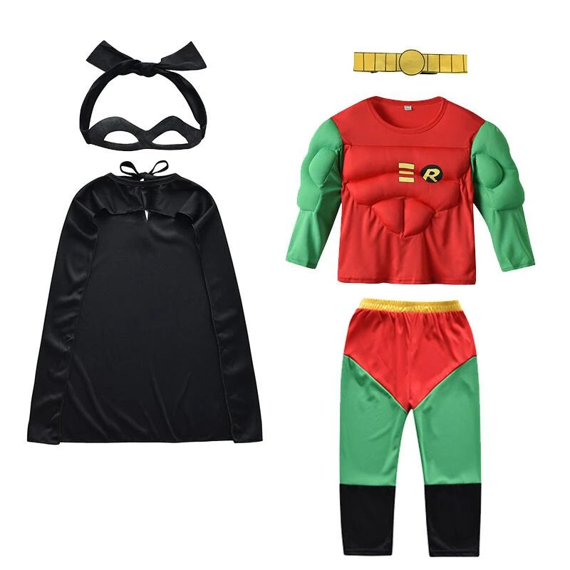 MINISO Superhero Hulk Captain America Cosplay Costume Boy Girl Clothes