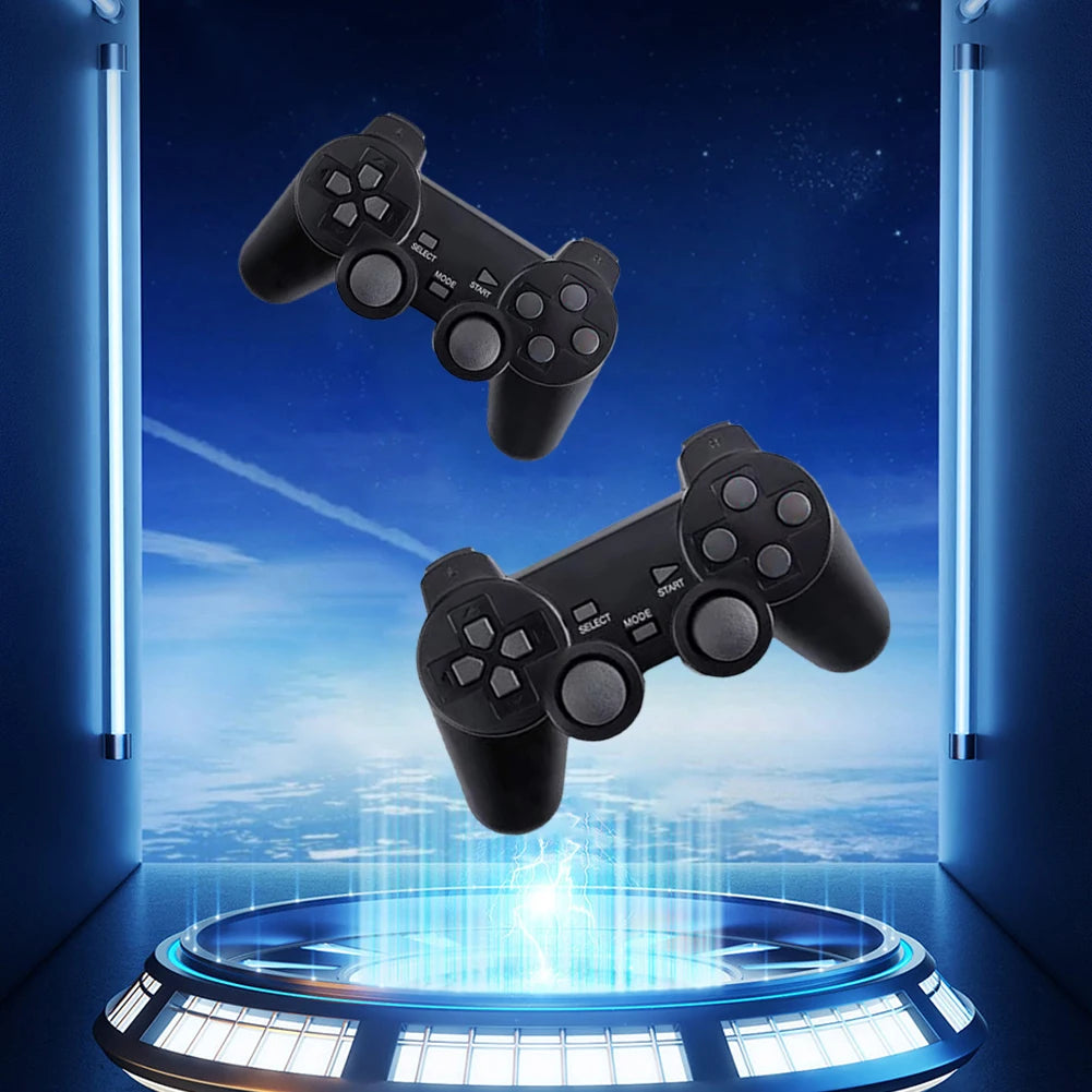 Video Game Sticks M8 Console 2.4G Dual Wireless Controller Gamestick 64GB 10000+ Games Retro Game Console 4K HD Output Xmas Gift