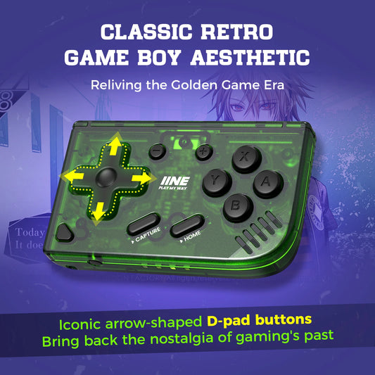 IINE Mini Retro Game Controller Bluetooth Gameapd Multi-platform Classic Pocket Joystick For Nintendo Switch PC Android IOS