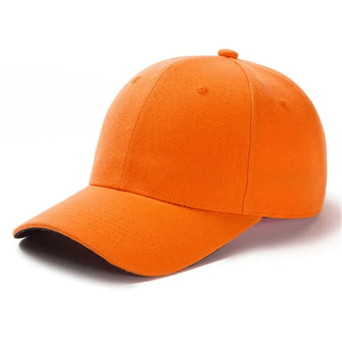 Unisex Cap Casual Plain Baseball Cap Adjustable Snapback Hats For