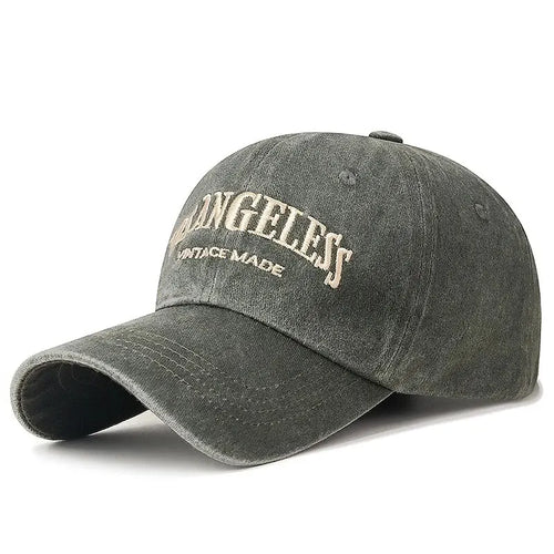 New Soft Top Washed Vintage Coated Cloth Cap Three-Dimensional