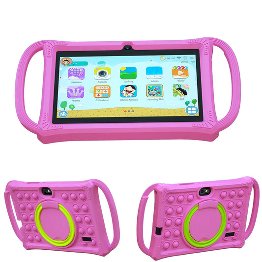 7.0 Inch Tablet PC Quad Core 4GB RAM 64GB ROM Children's best Gifts Android 12 Kids Game Educational Learning Tablets