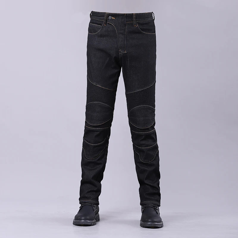 Motorcycle Riding Jeans Men Outdoor Moto Jeans Protective Knee Hip
