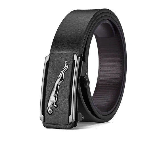 Fashion Business Men'S Belt Genuine Luxury Brand Belt Automatic Buckle