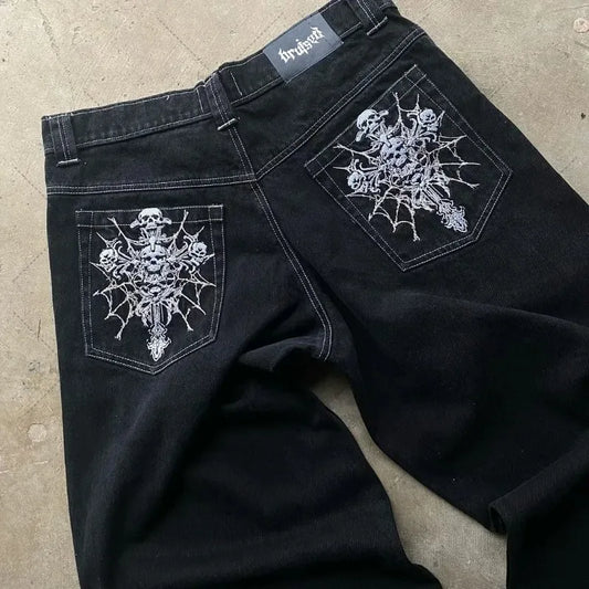 American Street Hip-hop Punk Rock Fashion Versatile Jeans Men Harajuku