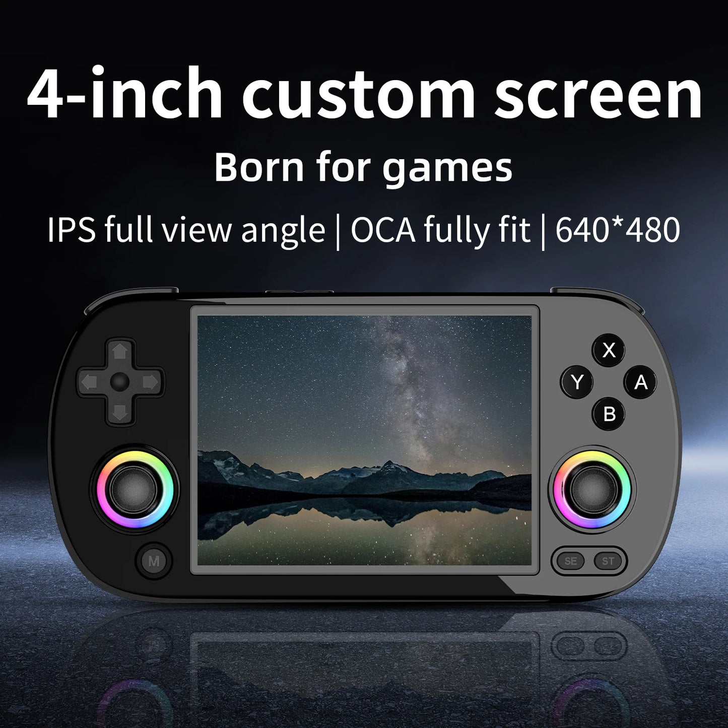 ANBERNIC RG40XX H Retro Handheld Game Console 4.0 inch IPS Linux 64-bit RGB Joystick Video Gaming Player Support HDMI Connection