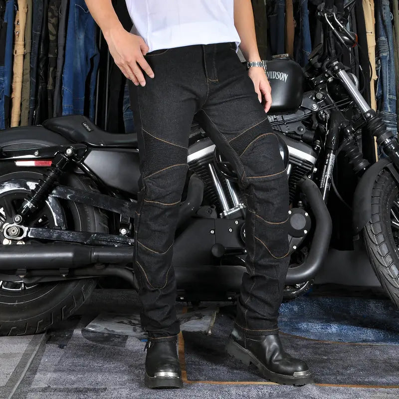 Motorcycle Pants Men Moto Jeans Protective Gear Riding Touring