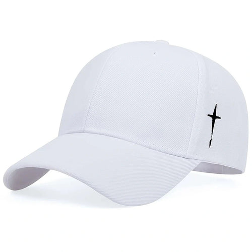 Unisex Simple Black Baseball Cap Solid Color Golf Hat Cotton Snapback