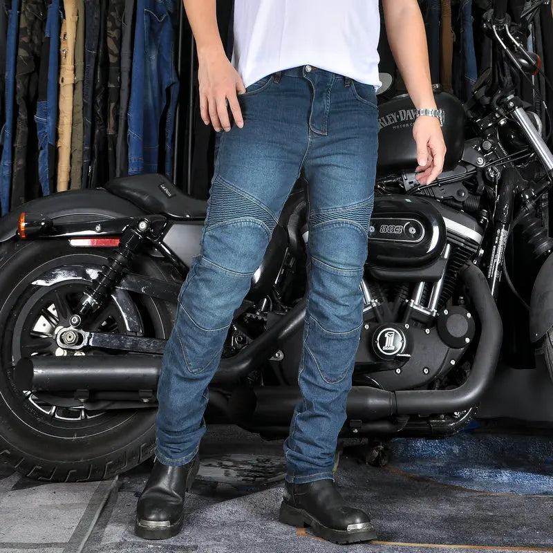 Motorcycle Pants Men Moto Jeans Protective Gear Riding Touring