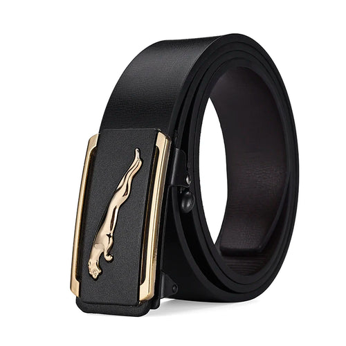 Fashion Business Men'S Belt Genuine Luxury Brand Belt Automatic Buckle
