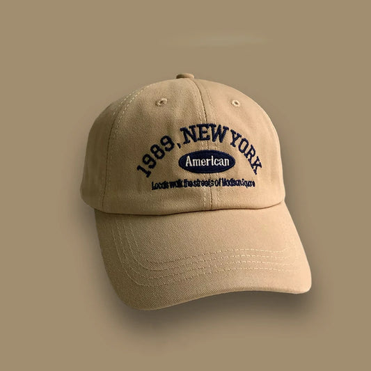 Korean Retro Baseball Hat Women's Autumn Winter Versatile Ins Street