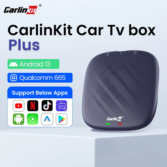 Carlinkit Plus Box Android 13 CarPlay Android Auto Wireless Android Tv Box Carlinkit Pro Support Netfilx Youtube IPTV