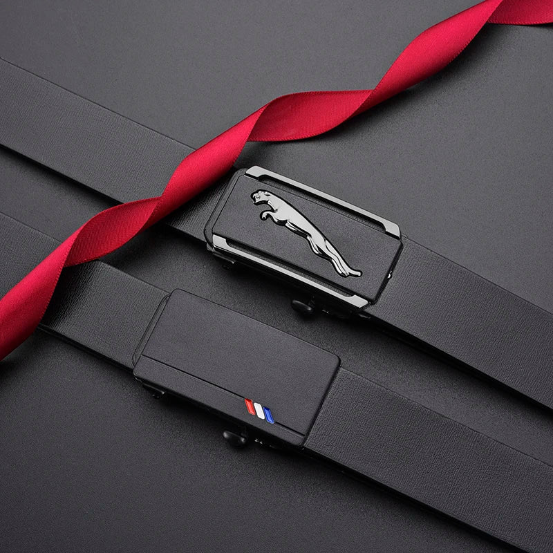 Fashion Business Men'S Belt Genuine Luxury Brand Belt Automatic Buckle