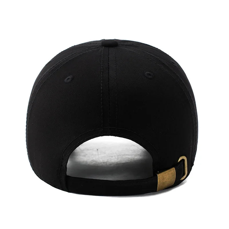 Three Horizontal Lines Embroidery Baseball Caps Spring and Autumn