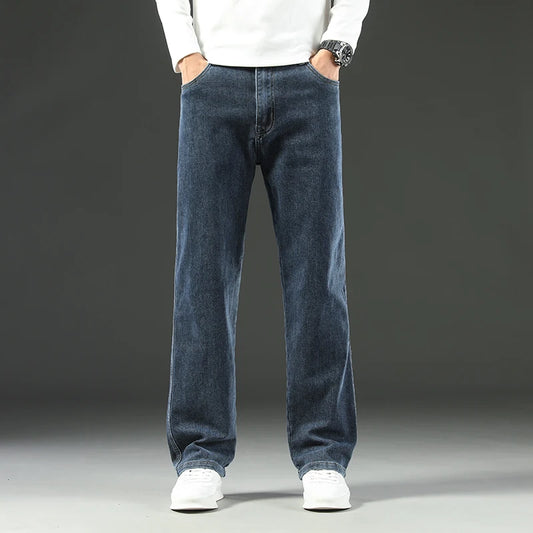 2025 New Y2K  Autumn and Winter Baggy  Jeans Men's Autumn and Winter