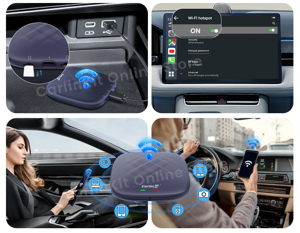 Carlinkit Plus Box Android 13 CarPlay Android Auto Wireless Android Tv Box Carlinkit Pro Support Netfilx Youtube IPTV