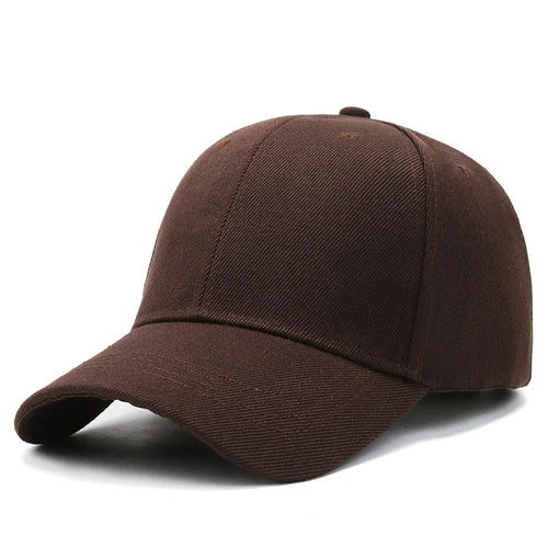 Unisex Cap Casual Plain Baseball Cap Adjustable Snapback Hats For