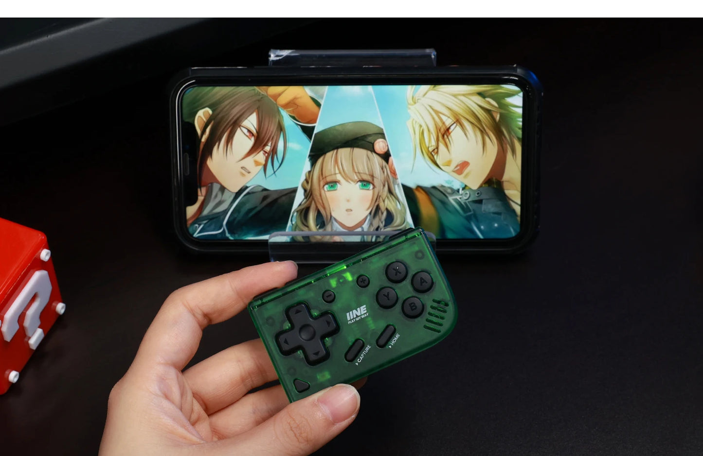 IINE Mini Retro Game Controller Bluetooth Gameapd Multi-platform Classic Pocket Joystick For Nintendo Switch PC Android IOS