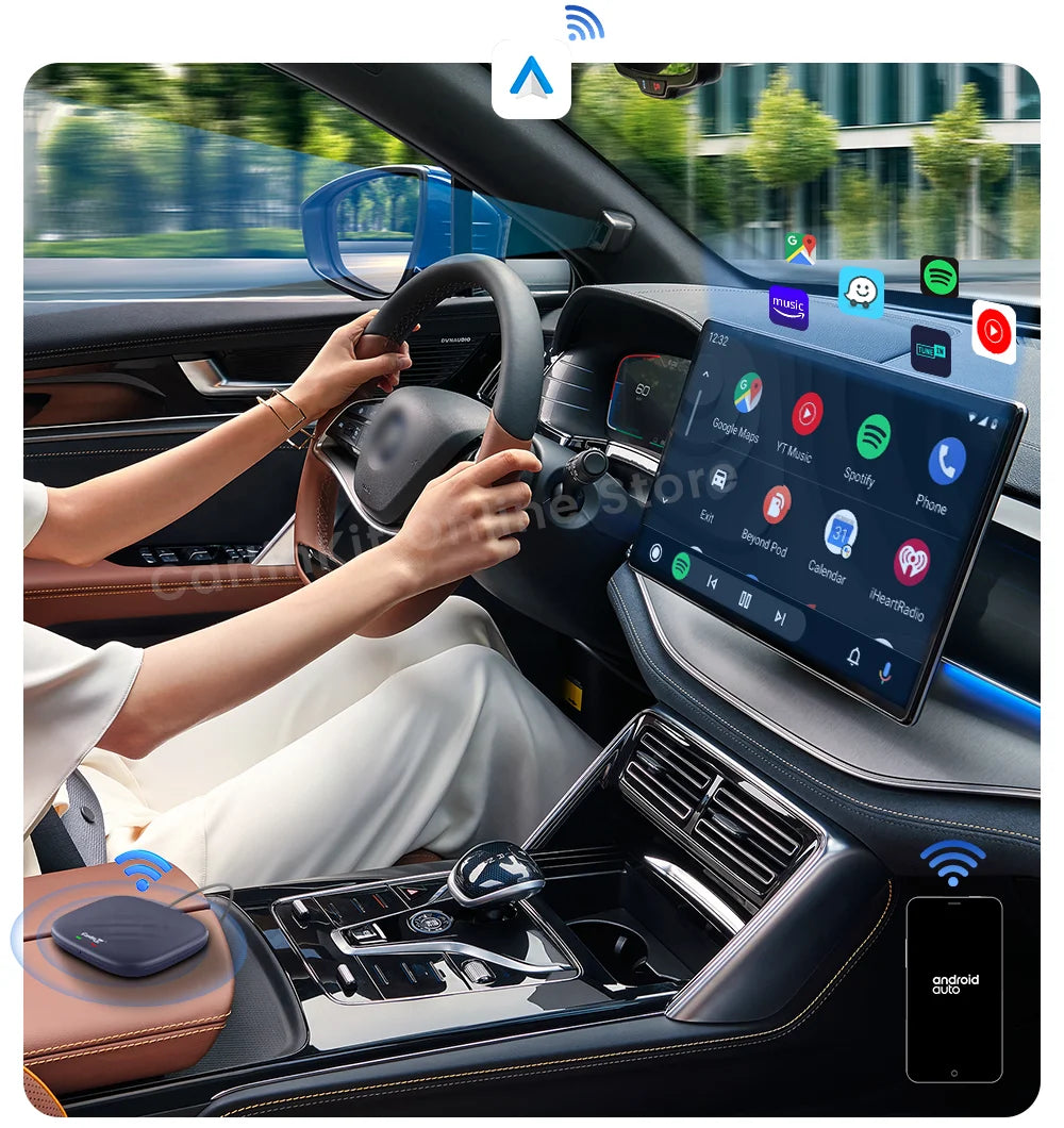 Carlinkit Plus Box Android 13 CarPlay Android Auto Wireless Android Tv Box Carlinkit Pro Support Netfilx Youtube IPTV