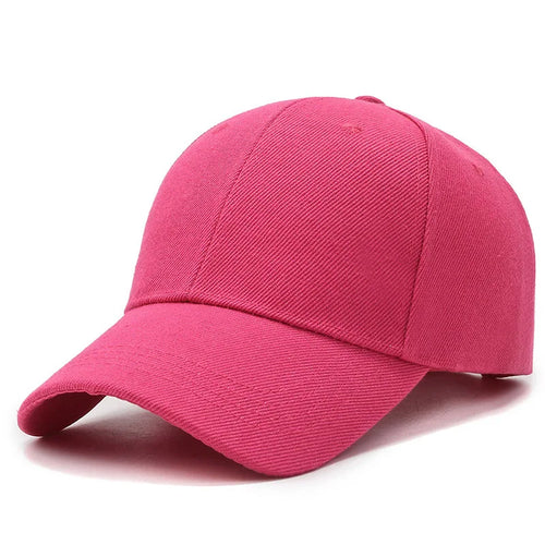 Unisex Cap Casual Plain Baseball Cap Adjustable Snapback Hats For