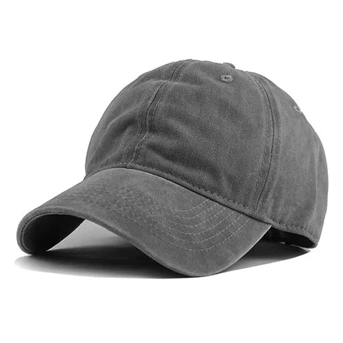 Unisex Baseball Cap Vintage Washed Cotton Fits Men Women Washed Denim