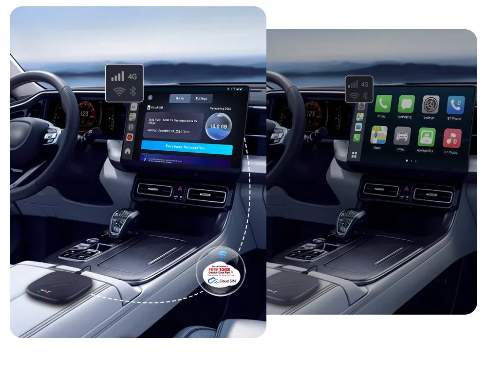 Carlinkit Plus Box Android 13 CarPlay Android Auto Wireless Android Tv Box Carlinkit Pro Support Netfilx Youtube IPTV