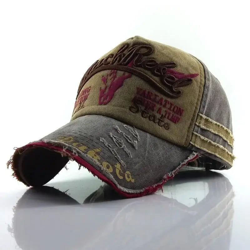 Retro Canvas Denim Patchwork Snapback Hat Vintage Unisex Baseball Cap for Men And Women Autumn Hip Hop Style Summer Wear