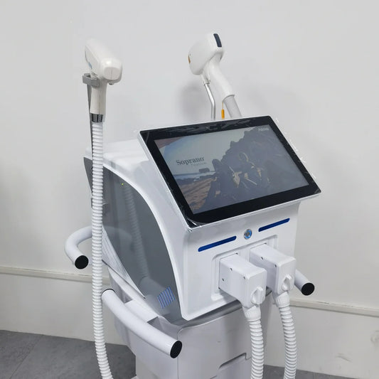 2 IN 1 NEW Ice Titanium Diode Laser Hair Removal Machine ND：YAG Picosecond Tattoo Removal Machine 4000w