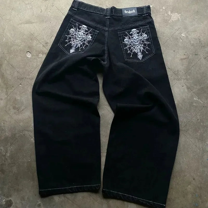 American Street Hip-hop Punk Rock Fashion Versatile Jeans Men Harajuku