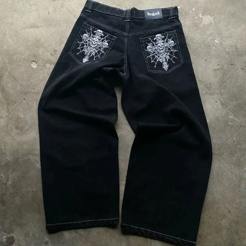 American Street Hip-hop Punk Rock Fashion Versatile Jeans Men Harajuku