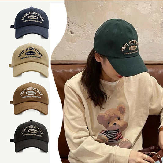 New Letters Embroidery Unisex Baseball Hats For Men Women Soft Cotton