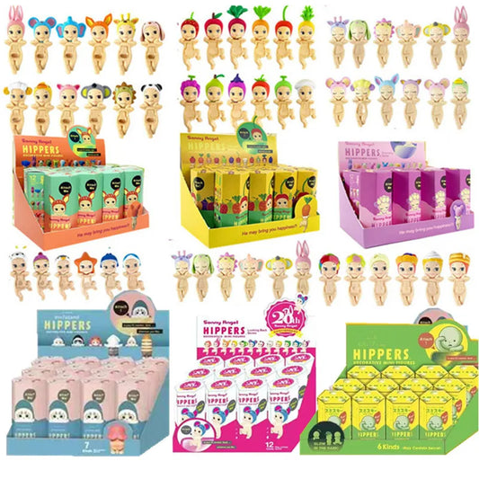 Sonny Angel Hippers Animal Blind Box Series Healing Trendy Car Mobile Phone Ornaments Dumplings Children'S Toys Christmas Gift