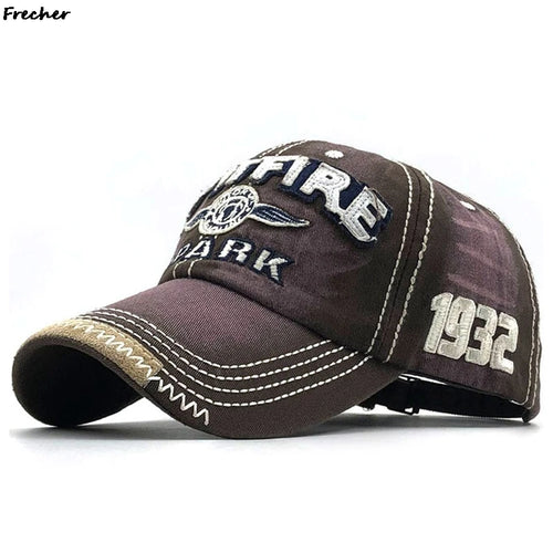 Men Rock Hip Hop Snapback Hat School Jeans Hat Letter Baseball Cap