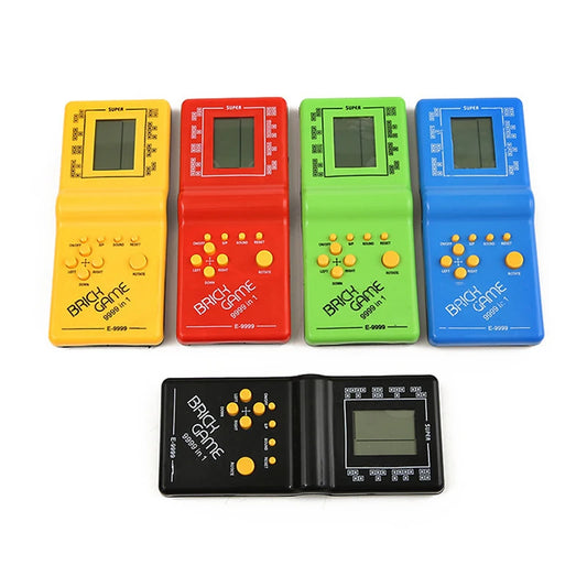 1Pc Classic Handheld Game Machine Brick Game Kids Game Console Toy with Music Playback Retro Children Pleasure Games Player