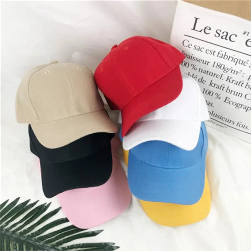 Unisex Cap Casual Plain Baseball Cap Adjustable Snapback Hats For