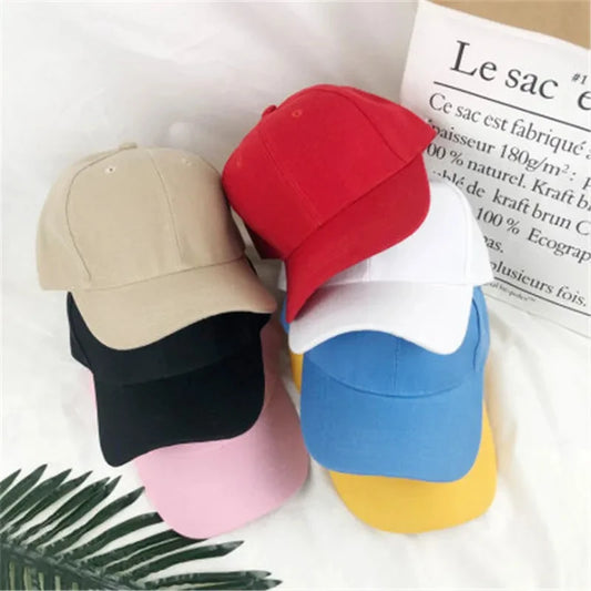 Unisex Cap Casual Plain Baseball Cap Adjustable Snapback Hats For