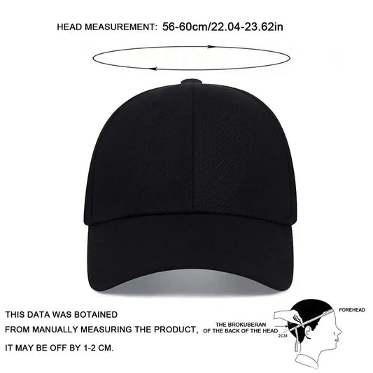 Unisex Side Cross Embroidery Baseball Caps Spring and Autumn Outdoor