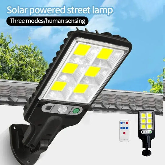 72/108 COB Sensor Solar Lights Outdoor LED Street Garden Solar Lamps